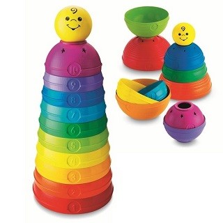 Набор Развивающие стаканчики Fisher Price Mattel W4472 Купить Набор Развивающие стаканчики Fisher Price Mattel W4472 в интернет-магазине Детский Крым
