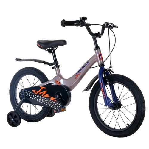 Велосипед детский Jazz Стандарт 16 2024 Maxiscoo MSC-J1635 серый жемчуг