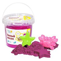 Набор для детского творчества Умный песок Розовый Genio Kids SSR101