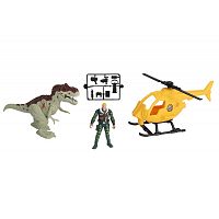 Игровой набор Охота на Тираннозавра на вертолете Chap Mei 542084
