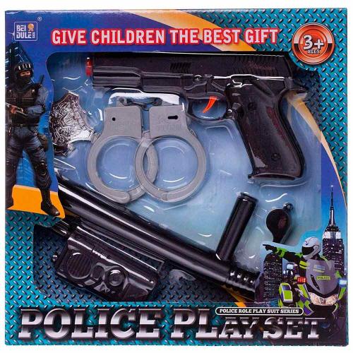 Игровой набор Полиция 6 предметов Junfa WG-A6995/D806-3 фото 2