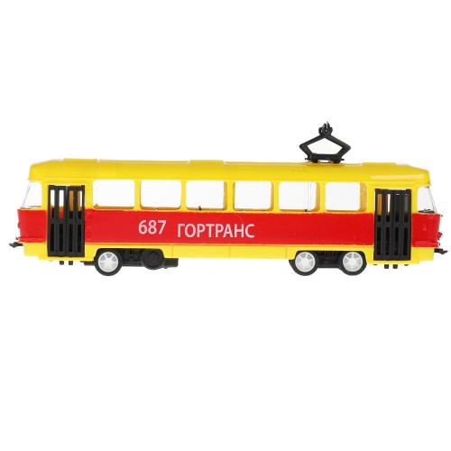 Игрушечная модель Трамвай Технопарк 2004I022-R фото 2