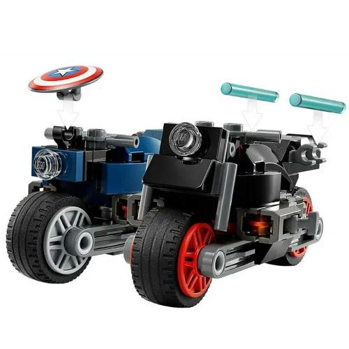 Конструктор Lego Super Heroes 76260 Черная вдова и Капитан Америка на мотоциклах фото 3