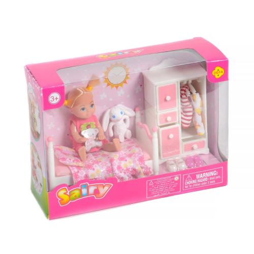 Игровой набор Кукла в спальне Defa ZY965859