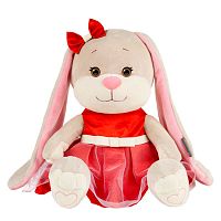 Мягкая игрушка Зайка в нарядном красном платье 25 см Jack & Lin JL-022002-25