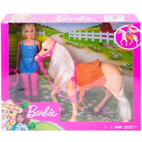 Игровой набор Барби и лошадь Barbie Mattel FXH13 фото 3