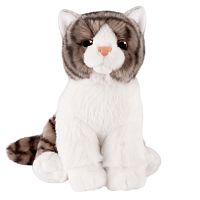 Мягкая игрушка Серый полосатый котик, 25 см MaxiToys ML-SO-130222-25-9