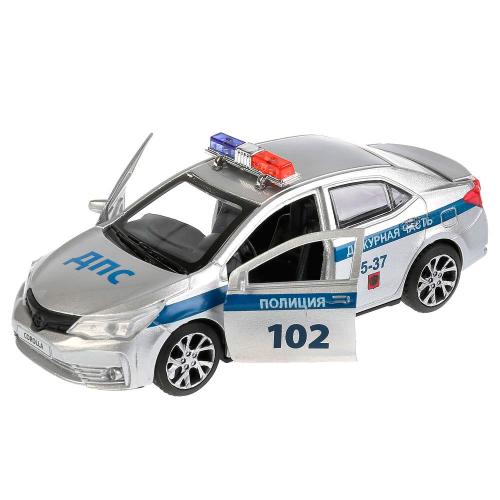 Металлическая инерционная машинка Toyota Corolla Полиция Технопарк Corolla-P