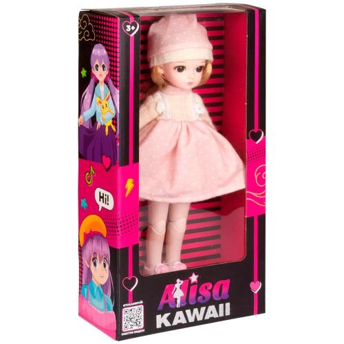 Кукла шарнирная Alisa Kawaii блондинка с длинными волосами 30 см 1TOY Т24345 фото 2