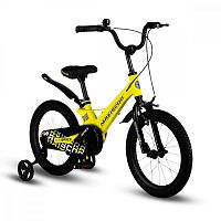Велосипед детский Maxiscoo Space Стандарт 16'' 2024 Maxitoys MSC-S1635 жёлтый матовый