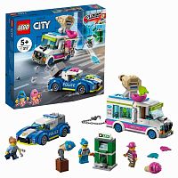 Конструктор Lego City Погоня полиции за грузовиком с мороженым lego 60314