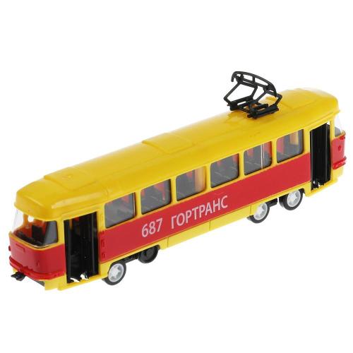 Игрушечная модель Трамвай Технопарк 2004I022-R фото 3