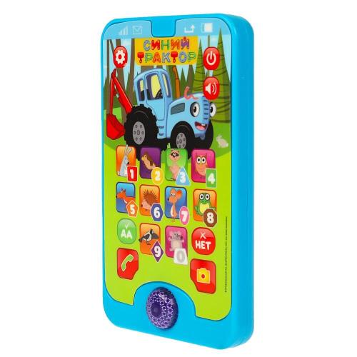 Развивающая игрушка Обучающий телефон Синий Трактор Умка HT881-R6 фото 2