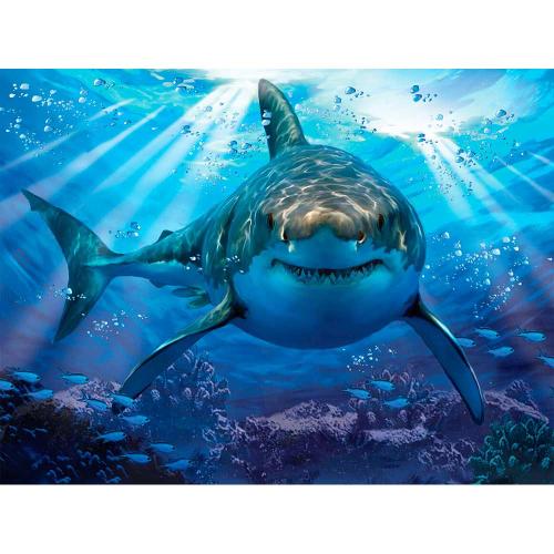 Стерео пазл Prime 3D 10048 Большая белая акула фото 2