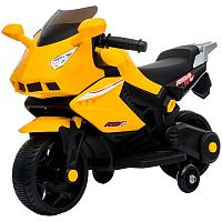 Детский электромотоцикл RiverToys S602 жёлтый