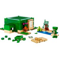 Конструктор Lego Minecraft 21254 Черепаший пляжный домик