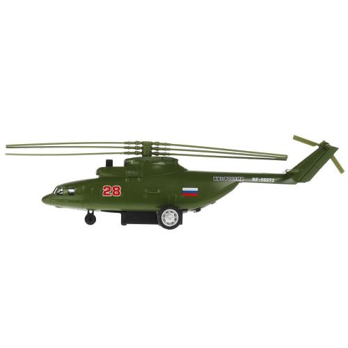 Коллекционная модель Транспортный вертолёт Технопарк COPTER-20-GN фото 3