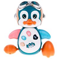 Музыкальная игрушка-каталка Веселый пингвин Жирафики 939974