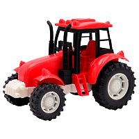 Эко игрушка Трактор с фрикционным механизмом 16 см Funky Toys FT0416333-1 красный