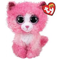 Мягкая игрушка Розовый котенок Reaga Beanie Boos Ty Inc 36479