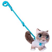 Интерактивная игрушка Кошка на поводке FurReal Friends 22 см Hasbro 42741