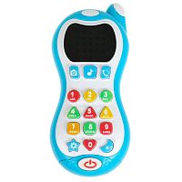 Музыкальная игрушка Телефон с LED экраном Синий Трактор Умка HT1066-R5